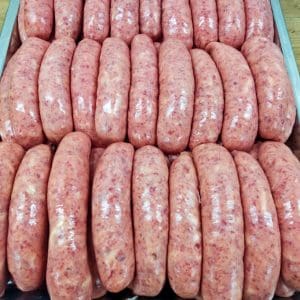 Beef and Cheese Sausages