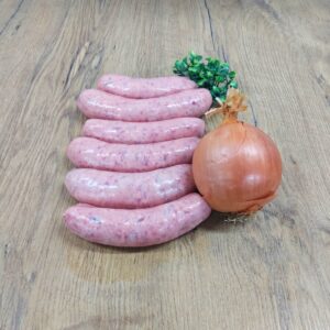 Beef & Onion Sausages
